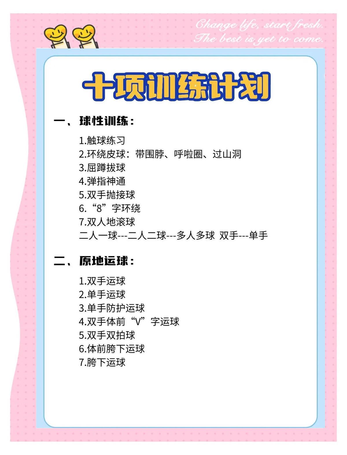 少儿篮球基础技能训练方式